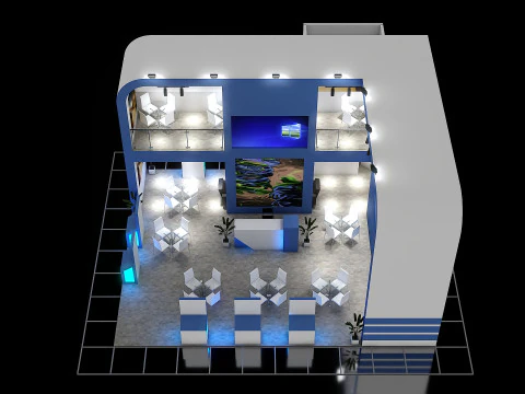 Exhibition Stand 13 3D Model