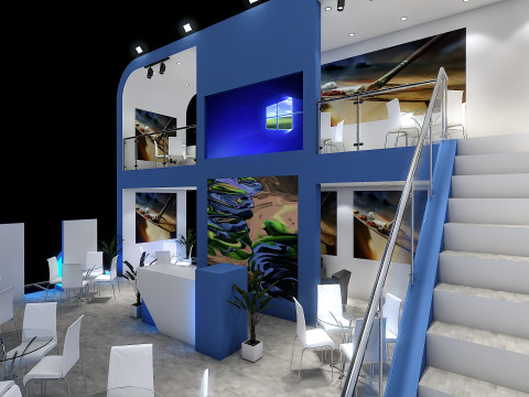 Exhibition Stand 13 Modelo 3D