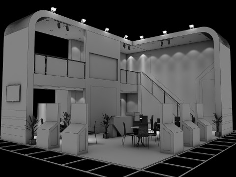 Exhibition Stand 13 Modelo 3D