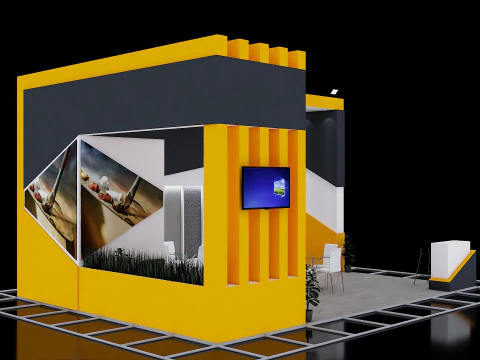 Виставковий стенд 14 3D Модель