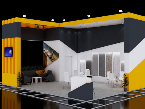 Exhibition Stand 14 3D Модель