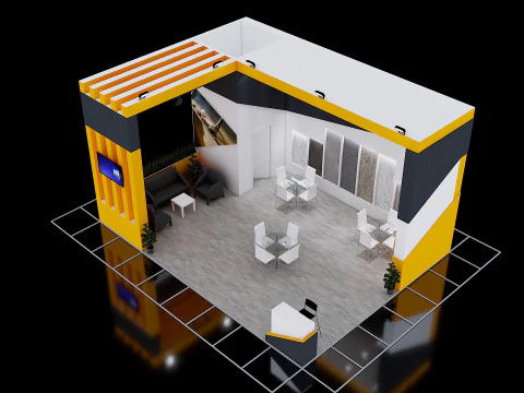 Exhibition Stand 14 3D Model