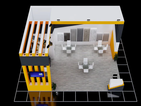 Exhibition Stand 14 3D Model