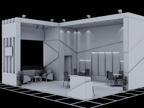 Exhibition Stand 14 3D Модель