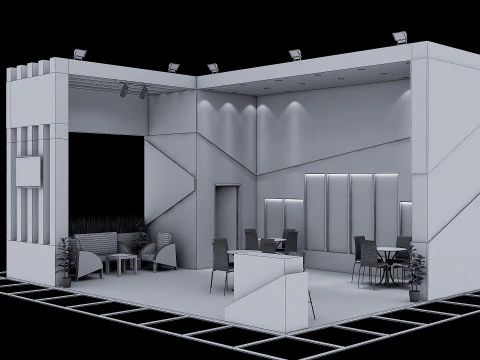 Exhibition Stand 14 3D Model