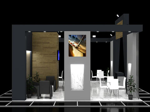 Виставковий стенд 15 3D Модель