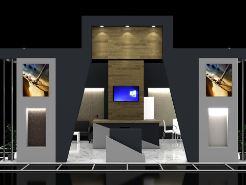 Exhibition Stand 15 Model 3D