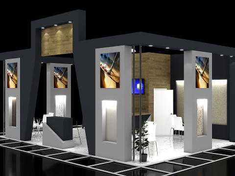 Exhibition Stand 15 Model 3D