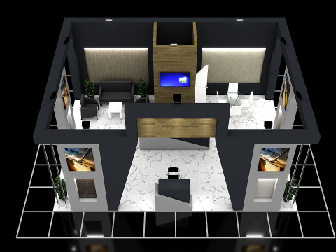 Exhibition Stand 15 Model 3D