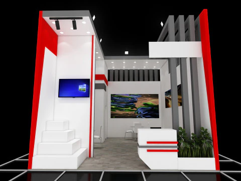 Виставковий стенд 17 3D Модель