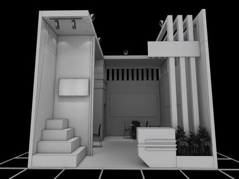 Exhibition Stand 17 3D Model