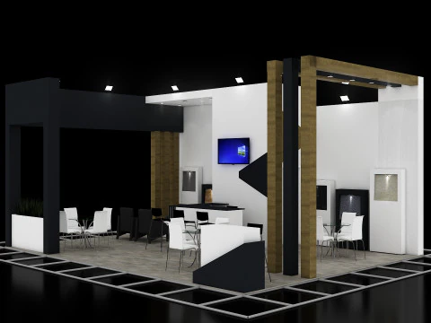 Exhibition Stand 16 3D Model