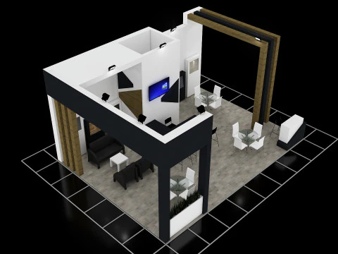 Exhibition Stand 16 3D Model