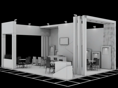 Exhibition Stand 16 3D Model