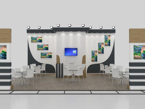 Виставковий стенд 18 3D Модель
