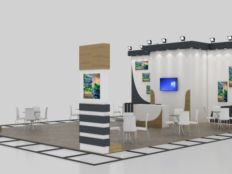 Exhibition Stand 18 3D Модель