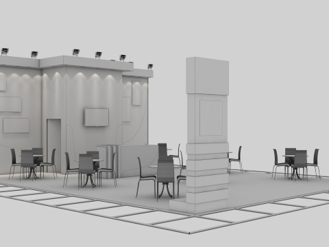Exhibition Stand 18 3D Модель