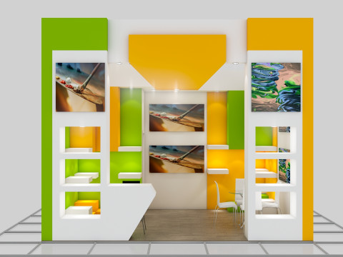 Exhibition Stand 19 3Dモデル
