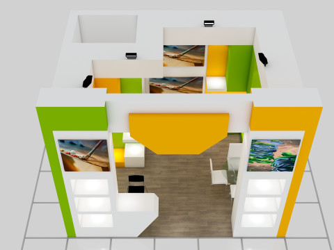 Exhibition Stand 19 3D Модель