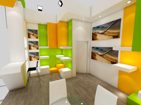Exhibition Stand 19 3D Model