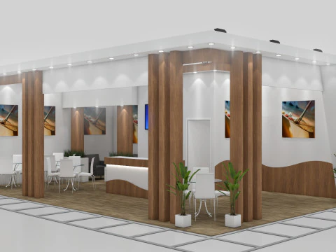 Exhibition Stand 20 3D Model