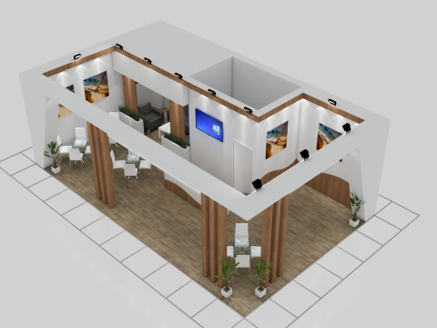 Exhibition Stand 20 3Dモデル
