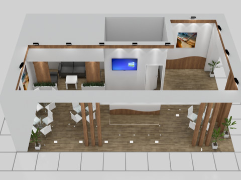 Exhibition Stand 20 3Dモデル