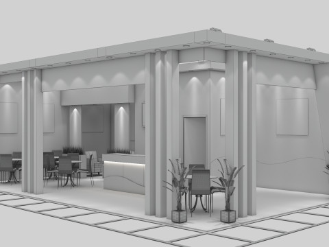 Exhibition Stand 20 3Dモデル
