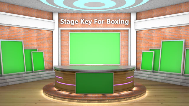 वर्चुअल सेट या स्टेज डिज़ाइन 3D मॉडल .c4d .max .obj .3ds .fbx .stl .blend 