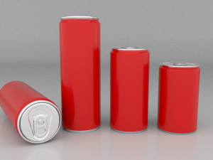 beverage cans Modelo 3D