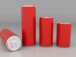 पेय पदार्थ के डिब्बे 3D मॉडल