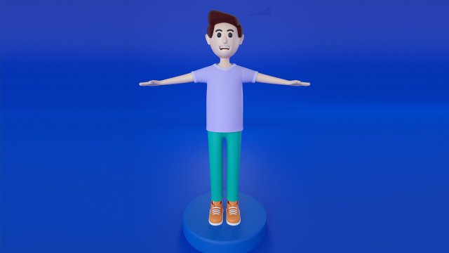 3d cartoon characters illustration 3D Model .c4d .max .obj .3ds .fbx .stl .blend