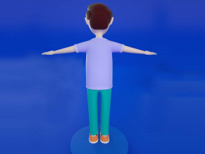 3d cartoon characters illustration 3D Model