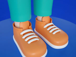 3d cartoon characters illustration 3D Model