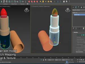 कॉस्मेटिक उत्पाद लिपस्टिक 3D मॉडल