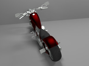 chopper motorcycle big dog k9 for print Model do druku 3D
