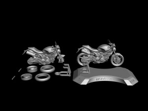 ducati monster 696 motorcycle for 3d print 3D Принт Модель