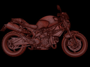 ducati monster 696 motorcycle for 3d print 3D Принт Модель
