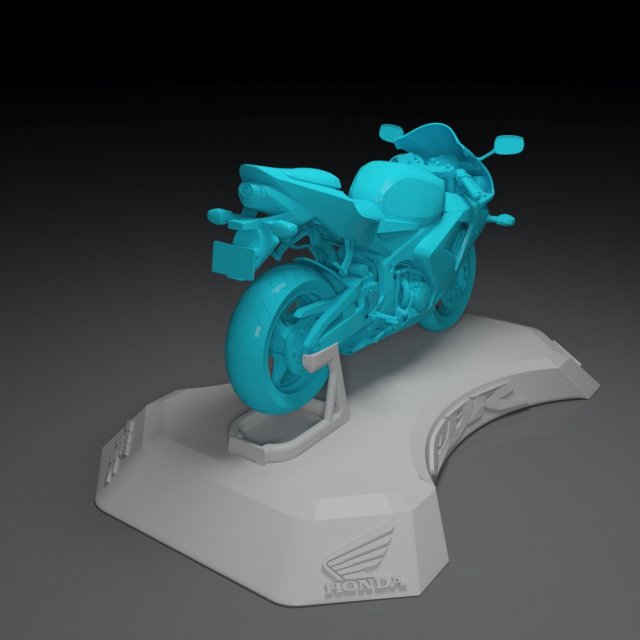 superbike honda cbr 600rr 3d printable model 3D Print Model