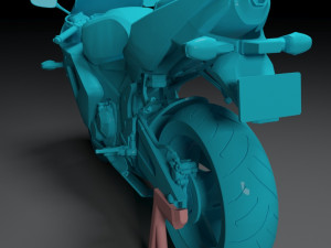 superbike honda cbr 600rr 3d printable model 3D Print Model