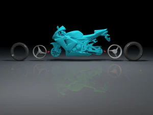 superbike honda cbr 600rr modelo 3d para impress&atilde;o Modelo de Impressão 3D