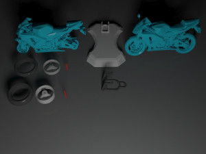 superbike honda cbr 600rr 3d printable model 3D Print Model