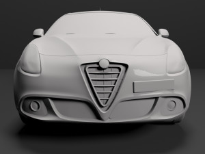 alfa romeo giulietta 2010-2019 for 3d printing 3D-printmodel