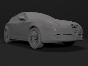 alfa romeo giulietta 2010-2019 for 3d printing 3D-printmodel
