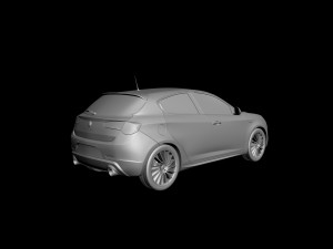 alfa romeo giulietta 2010-2019 for 3d printing 3D-printmodel