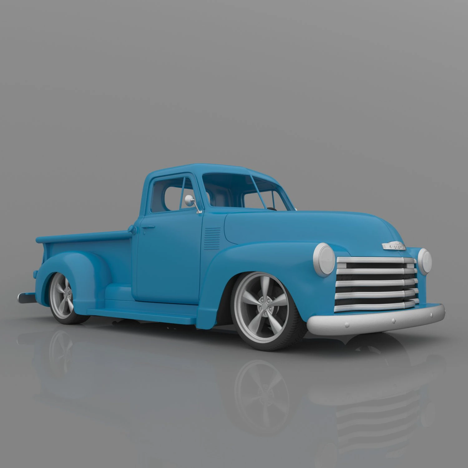 chevrolet 3100 pickup 1950 classic for 3d printing 3D Print Model .c4d .max .obj .3ds .fbx .stl .blend 