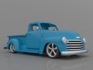 chevrolet 3100 pickup 1950 classic for 3d printing 3D प्रिंट मॉडल