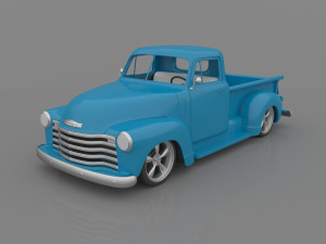 chevrolet 3100 pickup 1950 classic for 3d printing Modelo de Impressão 3D