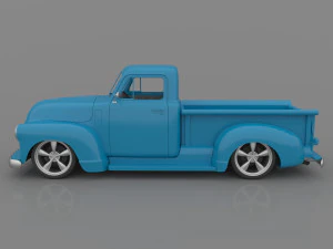 chevrolet 3100 pickup 1950 classic for 3d printing 3D Print Model