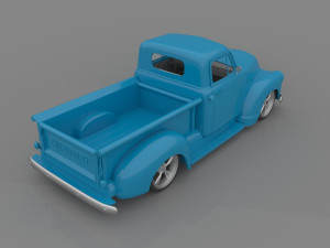 chevrolet 3100 pickup 1950 classic for 3d printing Modelo de Impressão 3D